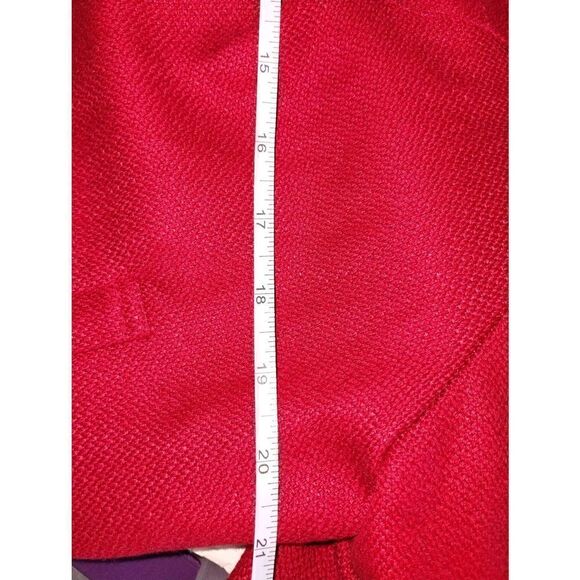 Nygard Womens Jacket Sz 10 Red Short Button Summer Spring - Picture 11 of 11